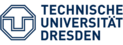 Logo mit der Aufschrift "TU Dresden".