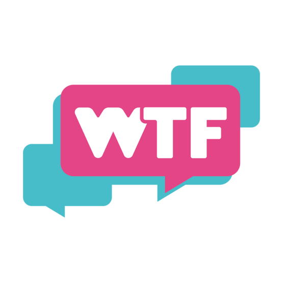 Logo mit der Aufschrift "WTF".