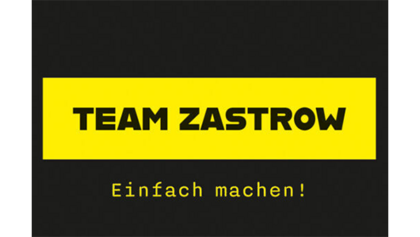 Logo Team Zastrow Logo mit der Aufschrift "Team Zastrow, Einfach machen!".