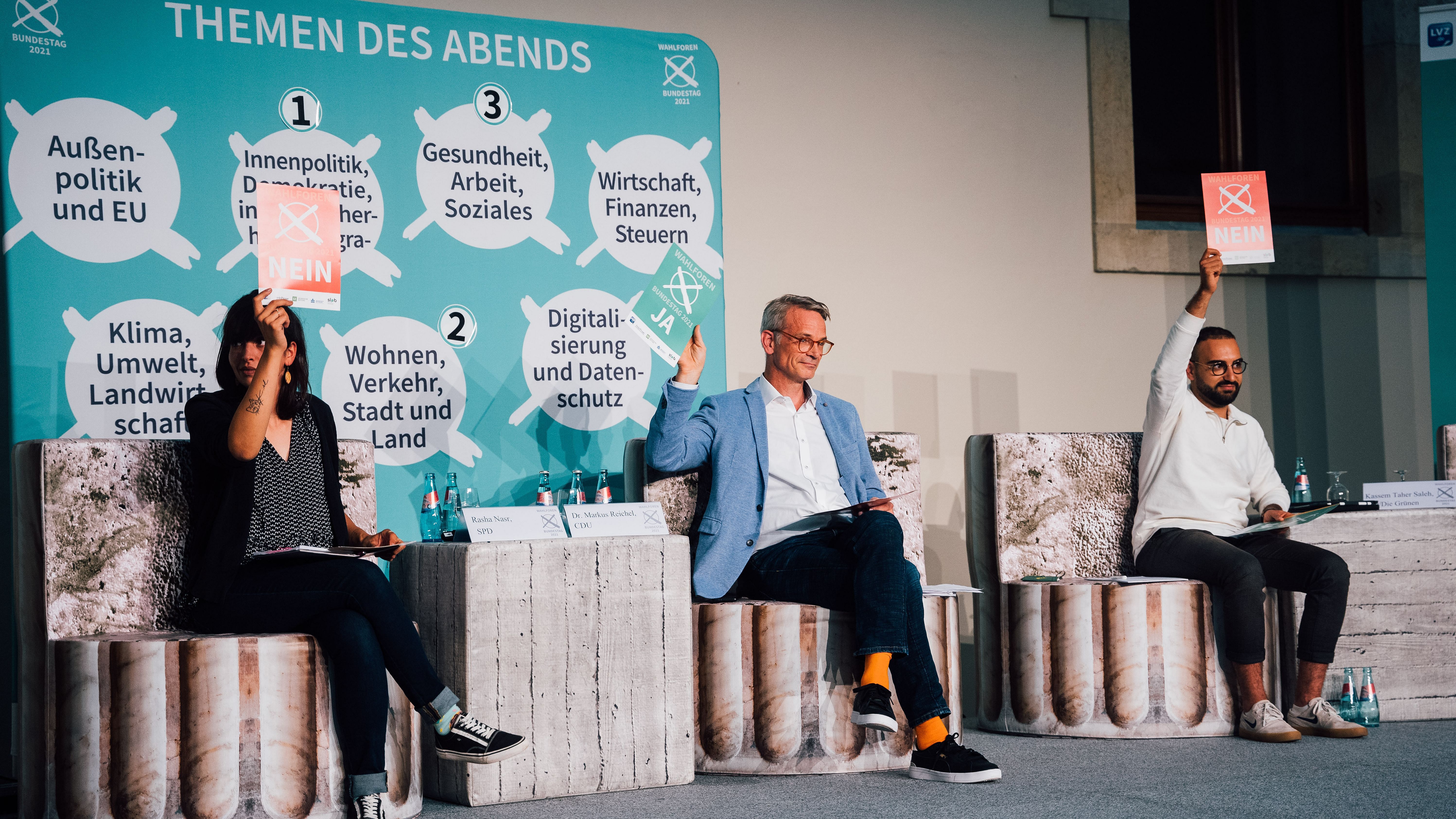 Verlinkung zu Wahlforen zur Bundestagswahl 2021 in Sachsen