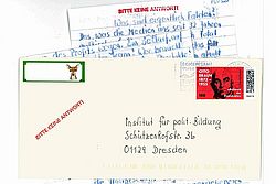 Dekorative Grafik, bei Klick gelangt man zu dem angekündigten Blogbeitrag. 
