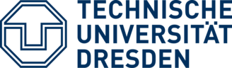 Logo mit dem Schriftzug "Technische Universität Dresden"