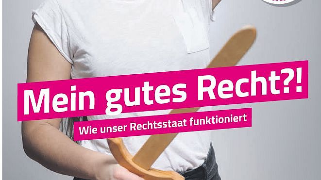 Cover #wtf-Magazin Rechtsstaat Verlinkung zu #wtf?! "Mein gutes Recht?!"