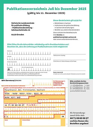 Bild des Bestellscheins für Publikationen, verlinkt mit dessen PDF-Download.