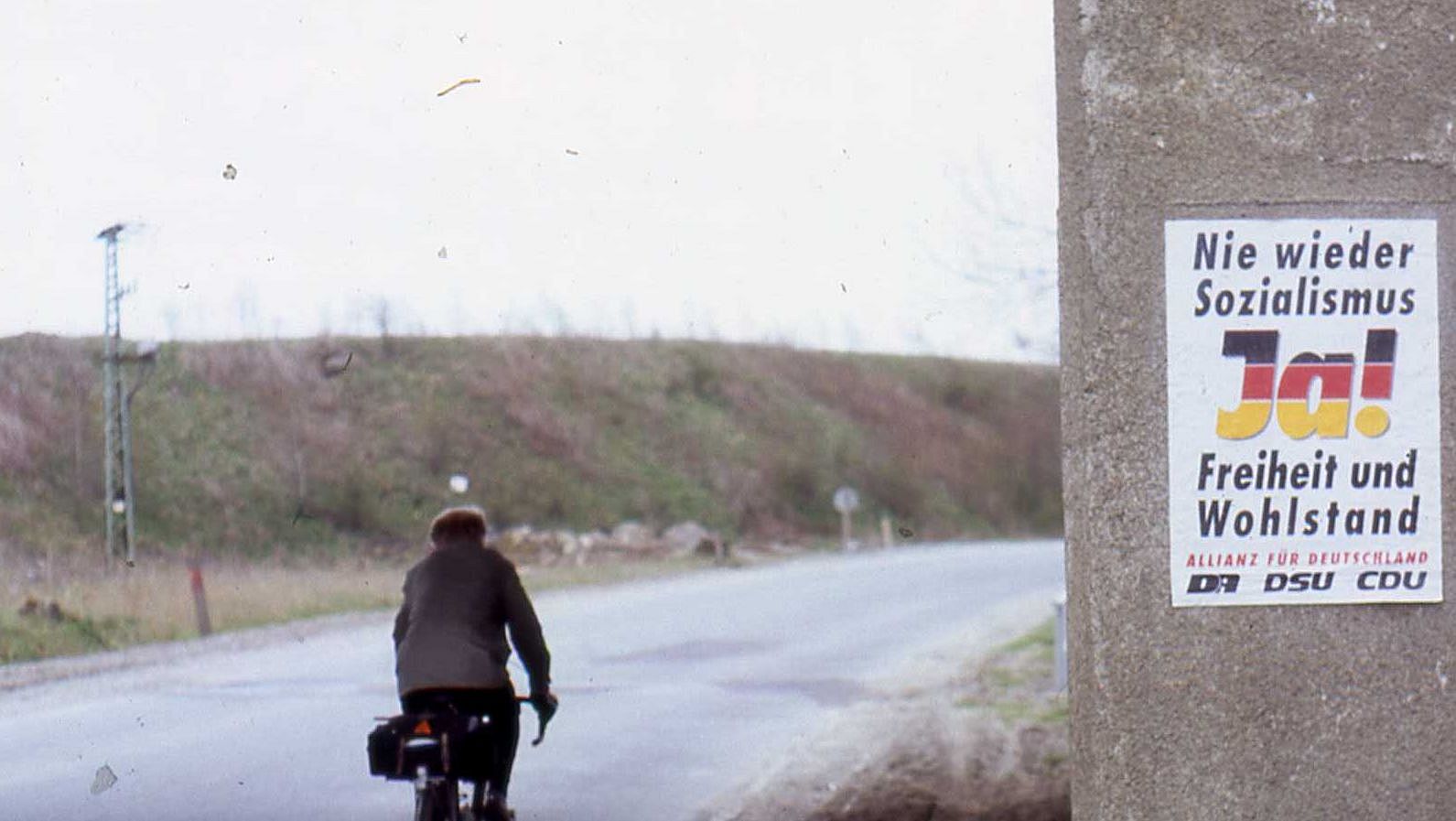 Wahlplakat C D U D S U D A Political Election Poster Elbingerode Harz. D D R. Apr 1990 Verlinkung zu Die ersten freien Volkskammerwahlen