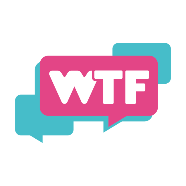 WTF Logo Logo mit der Aufschrift "WTF".