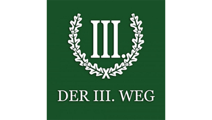 Logo 3. Weg Logo mit der Aufschrift "Der III. Weg".