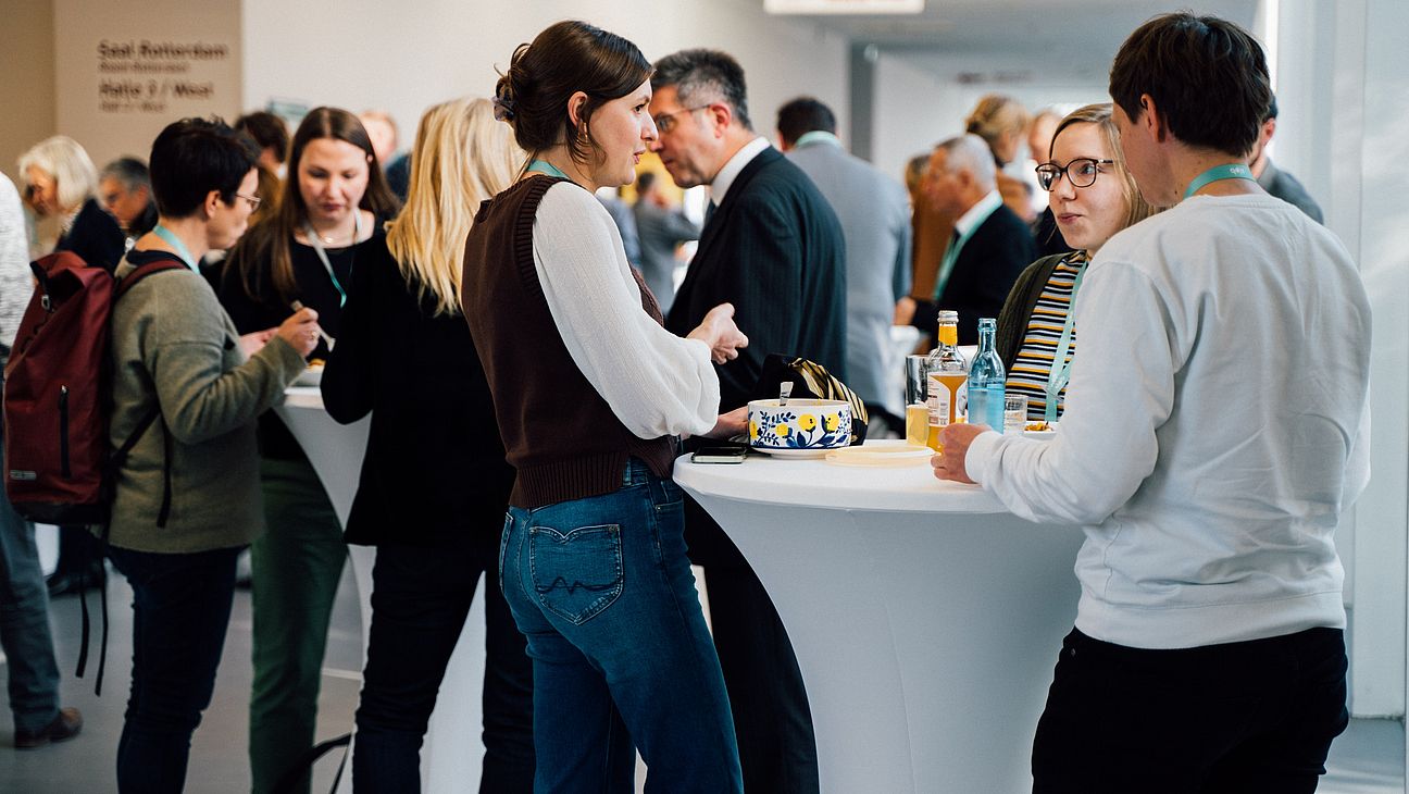 Austausch in der Pause