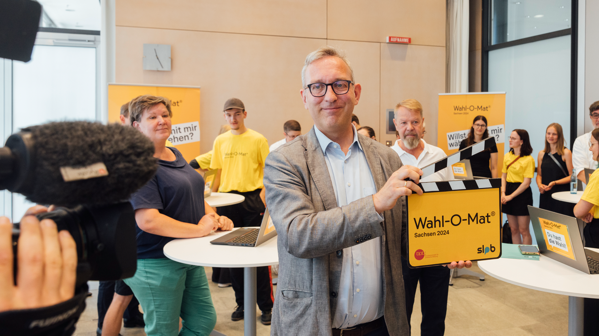 Veranstaltung Vorstellung Wahlomat Verlinkung zu Wahl-O-Mat in Sachsen