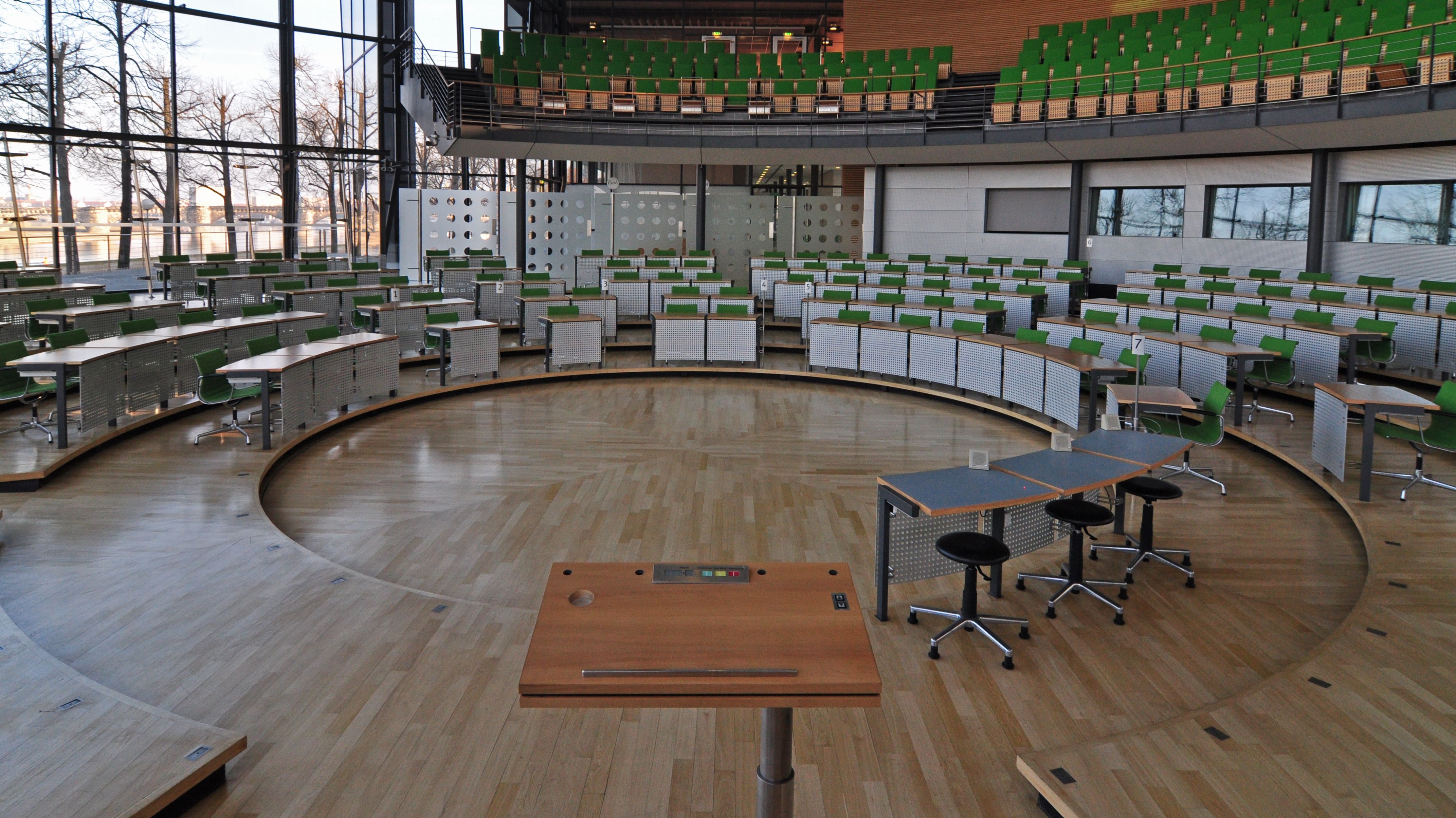 Verlinkung zu Struktur des Sächsischen Landtags