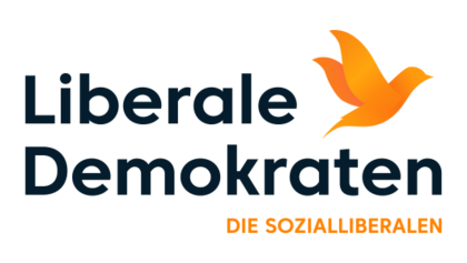 Logo LibDem Logo mit der Aufschrift "Liberale Demokraten, die Sozialliberalen".