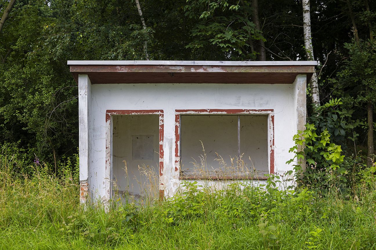 Haltestelle außer Betrieb