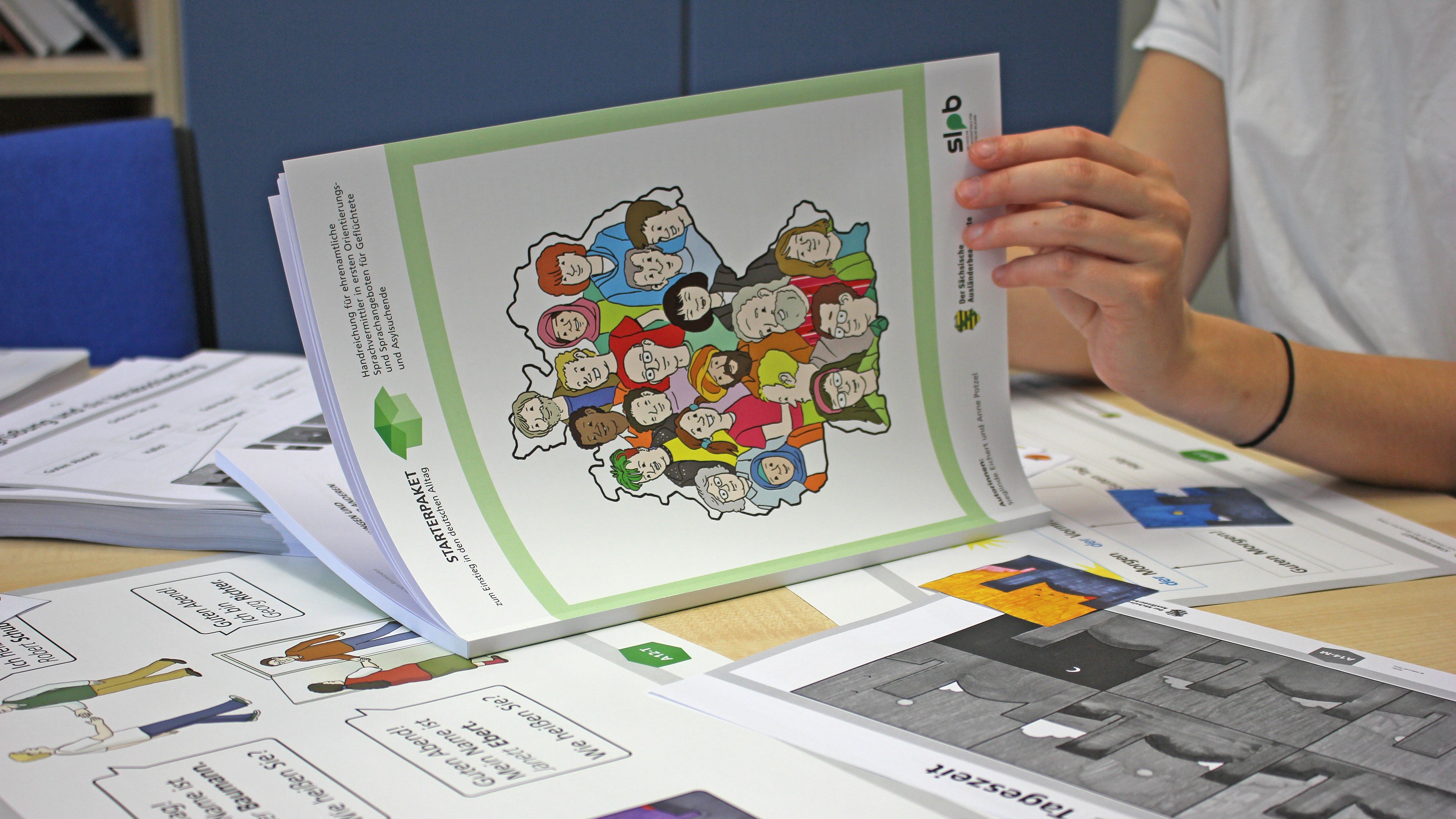 Verlinkung zu Starterpaket Geflüchtete