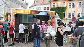 Infomobil Pirna Markt der Kulturen