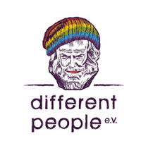 Logo mit der Aufschrift different people e.V.