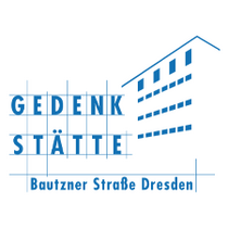 Logo mit der Aufschrift Gedenkstätte Bautzner Straße Dresden