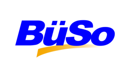 Logo Büso Logo der Parter "Bürgerrechtsbewegung Solidarität" kurz BüSo.