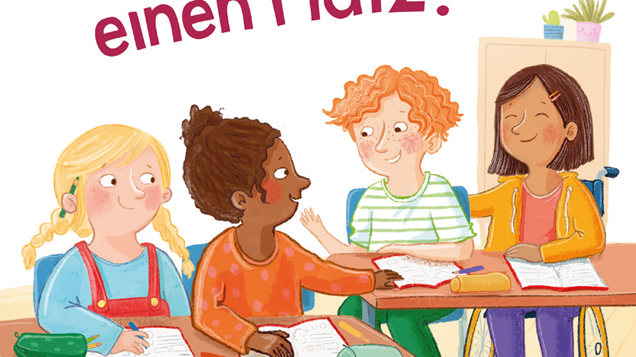 Buchtitel von "Hier hat jeder einen Platz". Extern verlinkt mit der Bestellseite in unserem Shop.