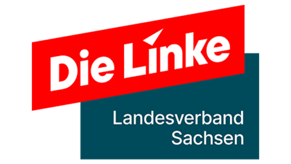 Logo DIE LINKE Logo des Landesverband Sachsen, der Partei DIE LINKE.