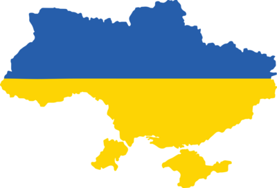 Umrisse der Ukraine (