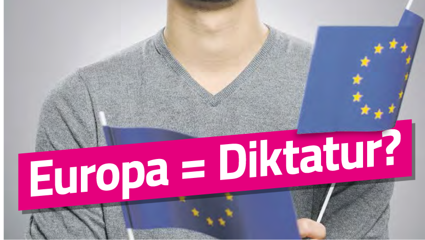 Cover wtf-Magazin Europa Verlinkung zu #wtf?! "Europa=Diktatur?"