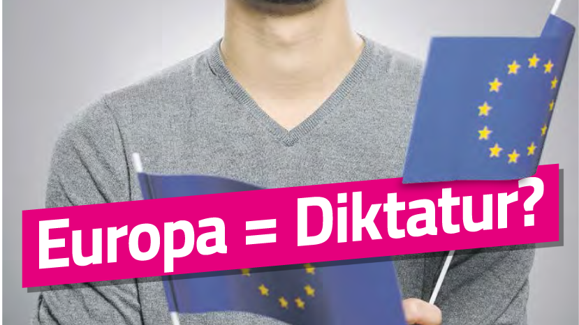 Cover wtf-Magazin Europa Verlinkung zu #wtf?! "Europa=Diktatur?"