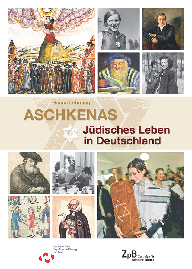 Buchcover "Aschkenas. Jüdisches Leben in Deutschland" von Hanna Lehming. Extern verlinkt mit der Bestellseite in unserem Shop. 