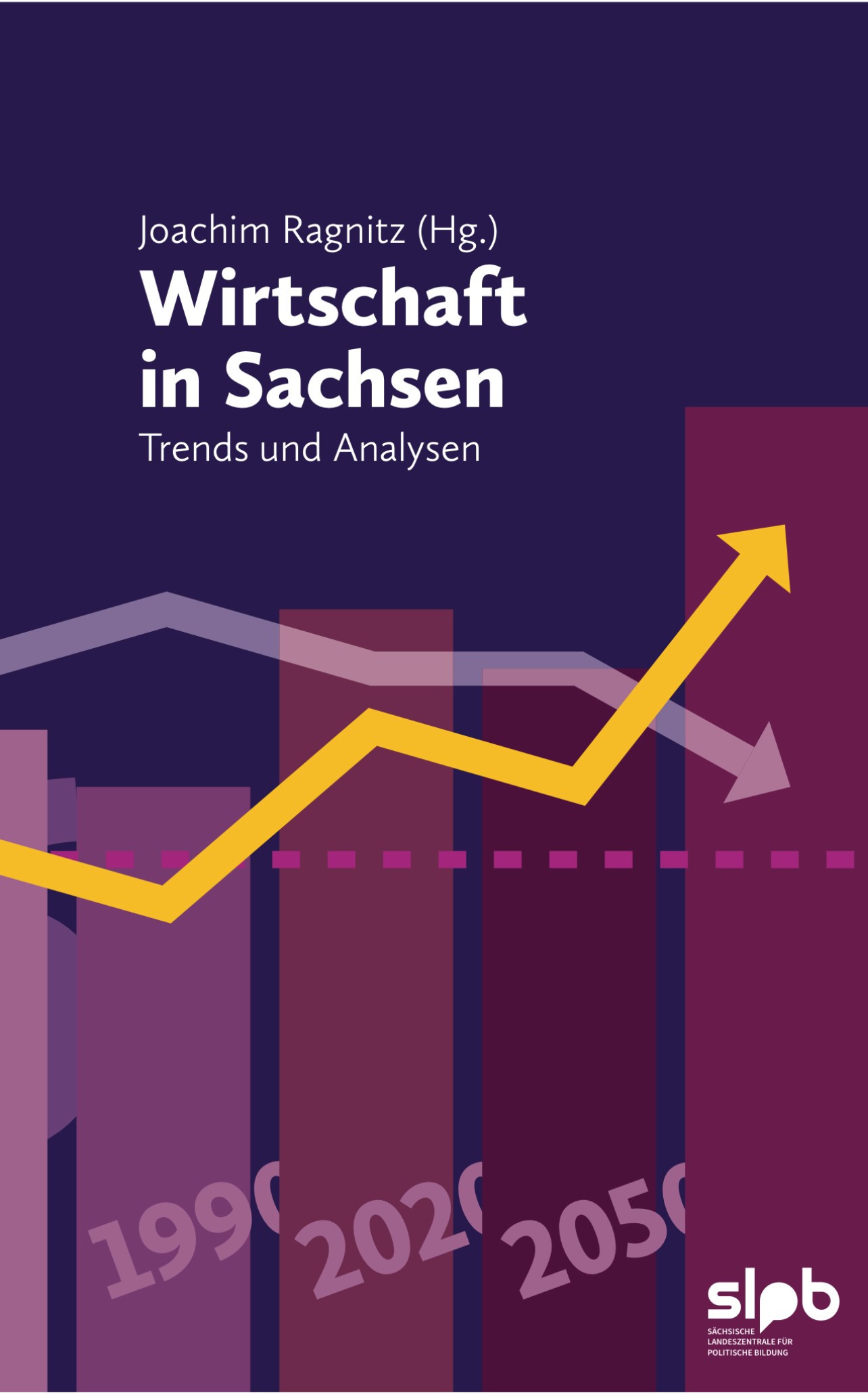 Buchcover "Wirtschaft in Sachsen" verlinkt mit dem PDF-Download des eBooks. 