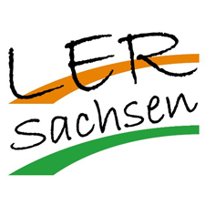 Logo LER Sachsen Logo mit der Aufschrift "LER Sachsen".