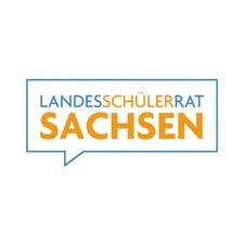 Logo Landesschülerrat Logo mit der Aufschrift "Landesschülerrat Sachsen".