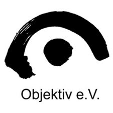 Logo Objektiv e.V. Logo mit der Aufschrift Objektiv e.V.