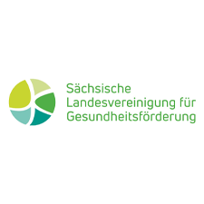 Logo SLG Logo mit der Aufschrift Sächsische Landesvereinigung für Gesundheitsförderung