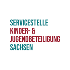 Logo SKJ Logo mit der Aufschrift Servicestelle Kinder- & Jugendbeteiligung Sachsen